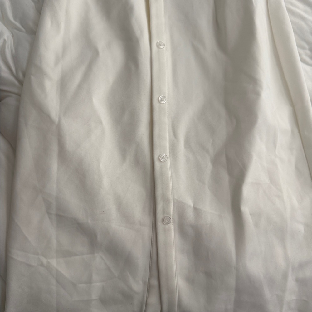 Showpo White Maxi Halter Dress with Front Slit - Picture 5 of 6